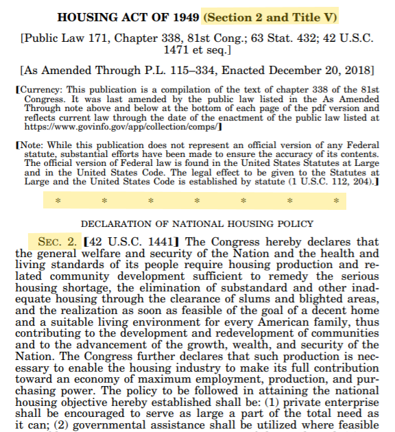 Example of a partial Statute Compilation