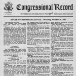 Digitized Bound Congressional Record cover from 1985